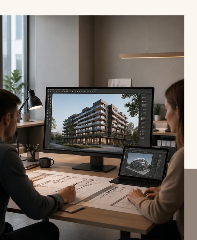 3D визуализация архитектуры и объектов строительства в Череповце
