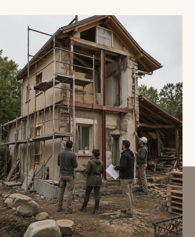 Реконструкция загородного дома под ключ в Череповце от бюро