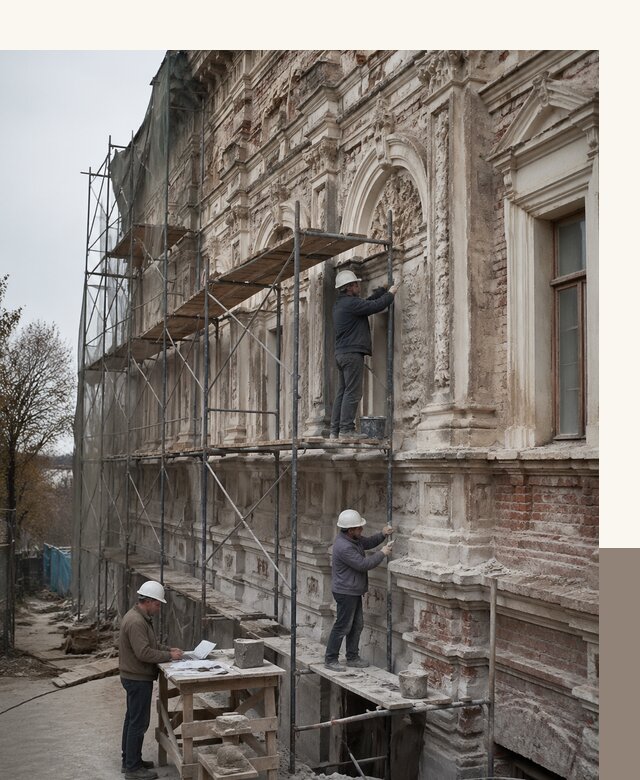 Реставрация объектов культурного наследия под ключ в Череповце